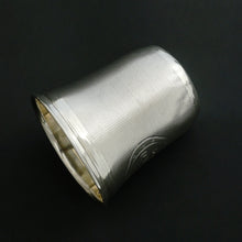 Load image into Gallery viewer, Antique French Sterling Silver 4pc Flatware, Tumbler Cup, Napkin Ring, Boxed Gift Set
