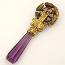 Load image into Gallery viewer, Antique French Palais Royal Wax Seal Wheel Multiple Intaglio Letter Desk Stamp