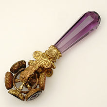 Load image into Gallery viewer, Antique French Palais Royal Wax Seal Wheel Multiple Intaglio Letter Desk Stamp