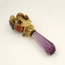 Load image into Gallery viewer, Antique French Palais Royal Wax Seal Wheel Multiple Intaglio Letter Desk Stamp