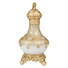 Load image into Gallery viewer, Antique French Palais Royal Opaline Glass Perfume Bottle
