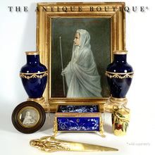 Load image into Gallery viewer, Antique French Sevres Optat Milet Ceramic PAIR Vases Bronze Mounts