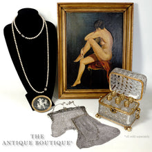 Load image into Gallery viewer, Portrait of Kiki de Montparnasse Art Deco French Female Nude Painting Dated 1927