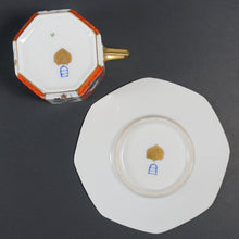 Load image into Gallery viewer, Antique Royal Vienna Style Porcelain Hand Painted Cup Saucer Demitasse