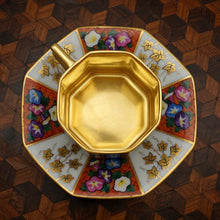 Load image into Gallery viewer, Antique Royal Vienna Style Porcelain Hand Painted Cup Saucer Demitasse