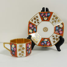 Load image into Gallery viewer, Antique Royal Vienna Style Porcelain Hand Painted Cup Saucer Demitasse