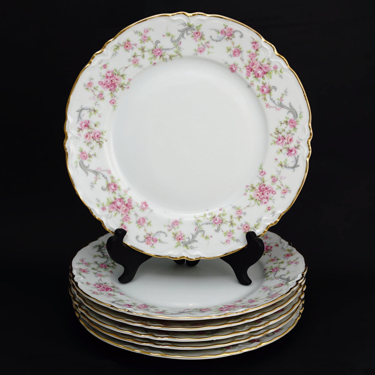 Hutschenreuther Bavaria Germany Set of 6 Porcelain Plates
