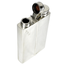 Load image into Gallery viewer, Art Deco Sterling Silver Double Flask, International Silver 743g