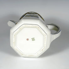 Load image into Gallery viewer, Art Deco French Limoges Porcelain Tetard Freres Silver Mounted Coffee Pot