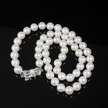Load image into Gallery viewer, Mikimoto Cultured Pearl Necklace with 14K White Gold Clasp