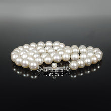 Load image into Gallery viewer, Mikimoto Cultured Pearl Necklace with 14K White Gold Clasp