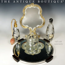 Load image into Gallery viewer, Andre Delatte Nancy French Vanity Powder Jar Art Deco Enamel Glass