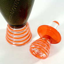 Load image into Gallery viewer, Murano Carlo Moretti Italy Venetian Art Glass Decanter, Bottle