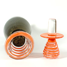 Load image into Gallery viewer, Murano Carlo Moretti Italy Venetian Art Glass Decanter, Bottle