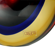 Load image into Gallery viewer, Luigi Onesto Oggetti Murano Italian Sommerso Glass Vase Modernist