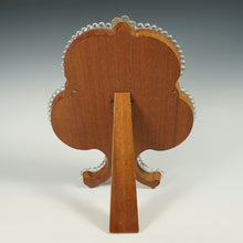 Load image into Gallery viewer, Italian Venetian Murano Art Glass Vanity Table Top Mirror, Gold Leaf Rosettes