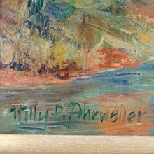 Load image into Gallery viewer, Willy P. Ahrweiler (1905–1987) Oil Painting of a Fox Hunt, Horses and Hounds