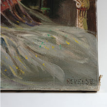 Load image into Gallery viewer, Portrait of Reclining Nude French School Oil Painting Art Deco