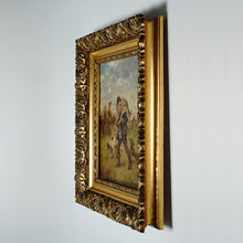 Load image into Gallery viewer, Josef Schmitzberger (1851 - 1940) German Oil Painting Hunting Genre, Dachshund, English Pointer, Hunter & Stag