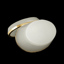 Load image into Gallery viewer, Vintage Opaline Glass Hinged Jewelry Box, Cendese Murano Italian