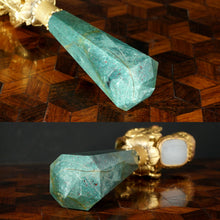 Load image into Gallery viewer, Antique French Palais Royal Wax Seal Wheel Spinning Rotating Intaglio Gilt Metal