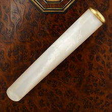 Load image into Gallery viewer, Antique French 18K Gold Mother of Pearl Cigarette Holder, Etui Case