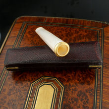 Load image into Gallery viewer, Antique French 18K Gold Mother of Pearl Cigarette Holder, Etui Case