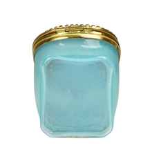 Load image into Gallery viewer, Antique Victorian Opalescent Beveled Glass Box Pocket Watch Display Vitrine Stand