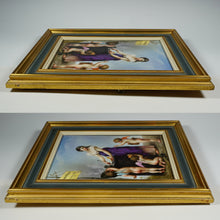 Load image into Gallery viewer, Antique French Porcelain Portrait Plaque Love's Menu, Maiden Lady with Cherubs Putti