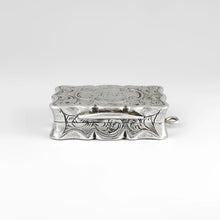 Load image into Gallery viewer, Antique Victorian Sterling Silver Vinaigrette Pendant Hilliard & Thomason, Birmingham 1852