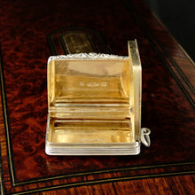 Load image into Gallery viewer, Antique Sterling Silver Vinaigrette by John Taylor & John Perry, Birmingham 1835