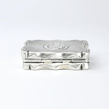 Load image into Gallery viewer, Antique Victorian Sterling Silver Vinaigrette Frederick Marson, Belt & Crown Monogram