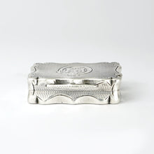 Load image into Gallery viewer, Antique Victorian Sterling Silver Vinaigrette Frederick Marson, Belt & Crown Monogram