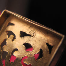 Load image into Gallery viewer, Antique Victorian Sterling Silver Vinaigrette Frederick Marson, Belt & Crown Monogram