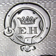 Load image into Gallery viewer, Antique Victorian Sterling Silver Vinaigrette Frederick Marson, Belt & Crown Monogram