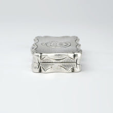 Load image into Gallery viewer, Antique Victorian Sterling Silver Vinaigrette Frederick Marson, Belt & Crown Monogram