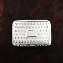 Load image into Gallery viewer, Antique Georgian Sterling Silver and Gilt Vinaigrette, Joseph Willmore, Birmingham, 1830