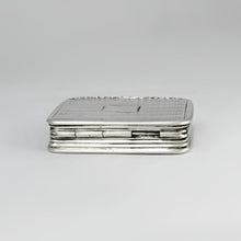 Load image into Gallery viewer, Antique Georgian Sterling Silver and Gilt Vinaigrette, Joseph Willmore, Birmingham, 1830