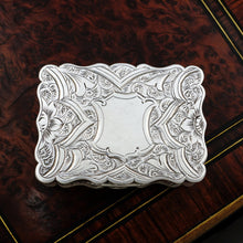 Load image into Gallery viewer, Antique Victorian Sterling Silver Vinaigrette George Unite Birmingham 1863