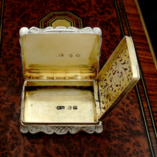 Load image into Gallery viewer, Antique Victorian Sterling Silver Vinaigrette George Unite Birmingham 1863