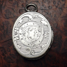 Load image into Gallery viewer, Antique Victorian Sterling Silver Vinaigrette Pendant by Charles Washington Shirley Deakin