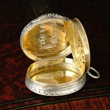 Load image into Gallery viewer, Antique Victorian Sterling Silver Vinaigrette Pendant by Charles Washington Shirley Deakin