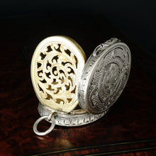 Load image into Gallery viewer, Antique Victorian Sterling Silver Vinaigrette Pendant by Charles Washington Shirley Deakin