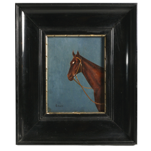 Load image into Gallery viewer, Vintage Horse Portrait Oil Painting Equestrian Study
