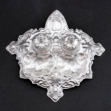 Load image into Gallery viewer, Vintage Italian 800 Silver Inkwell, Inkstand by Rino Greggio