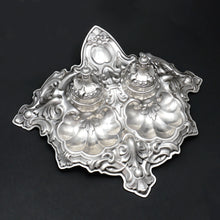 Load image into Gallery viewer, Vintage Italian 800 Silver Inkwell, Inkstand by Rino Greggio