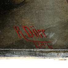 Load image into Gallery viewer, German Oil Painting Portrait of a Wine Tasting Group, Dated 1897