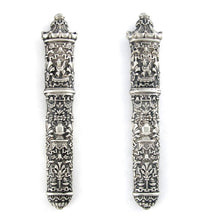 Load image into Gallery viewer, Ornate Antique French 800 Silver Repousse Chinoiserie Needle Case Sewing Etui