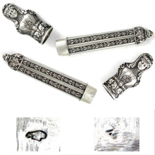 Load image into Gallery viewer, Antique French .800 Silver Figural Roman Lady Sewing Needle Case Etui