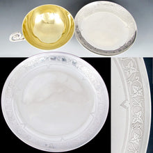 Load image into Gallery viewer, Large Heavy Antique French Sterling Silver & Gilt Vermeil Chocolate Tea / Coffee Cup & Saucer by Francois-Desire Froment-Meurice, 408.3g